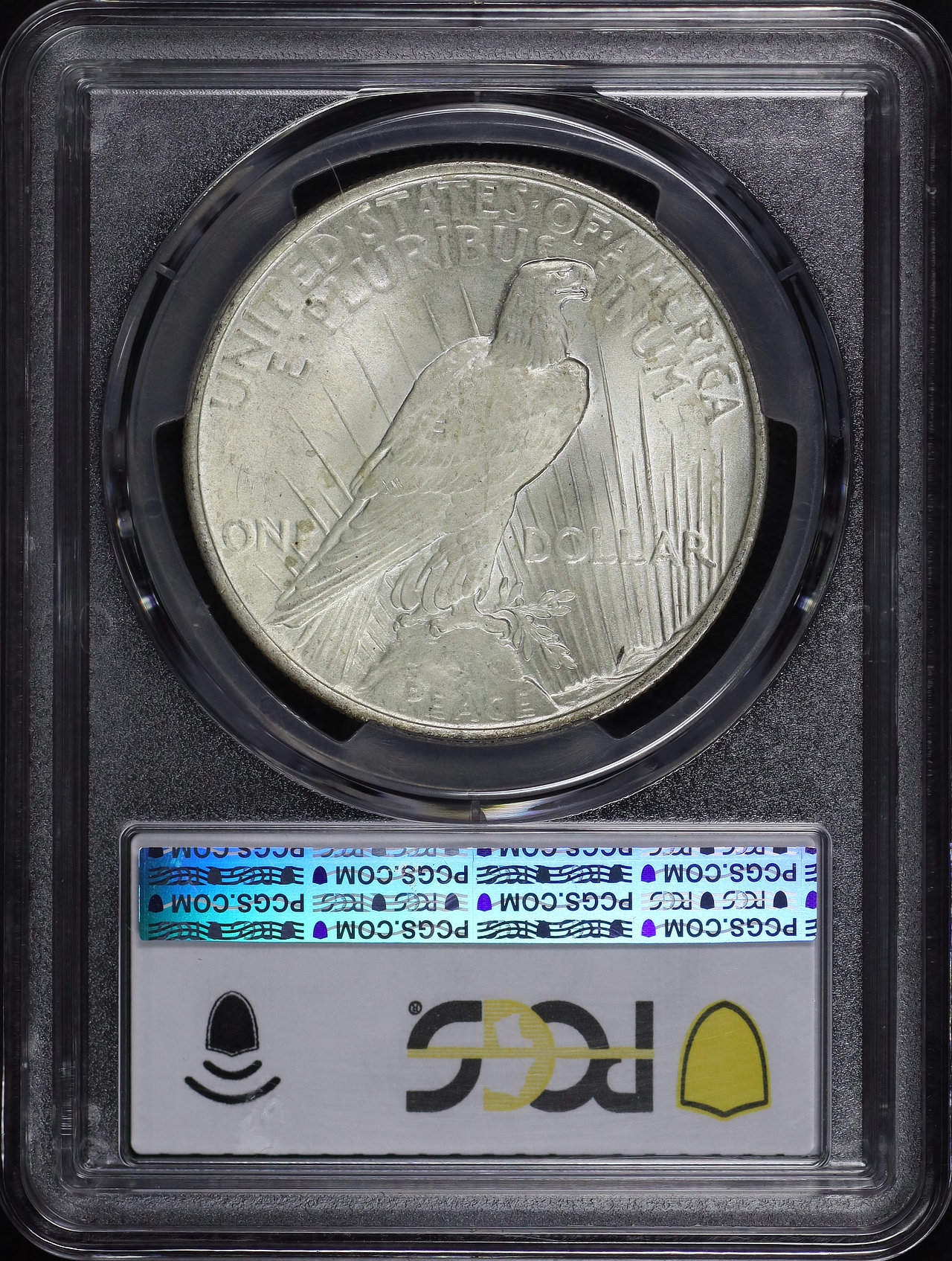 Reverse of this 1922 Peace Dollar PCGS MS-62