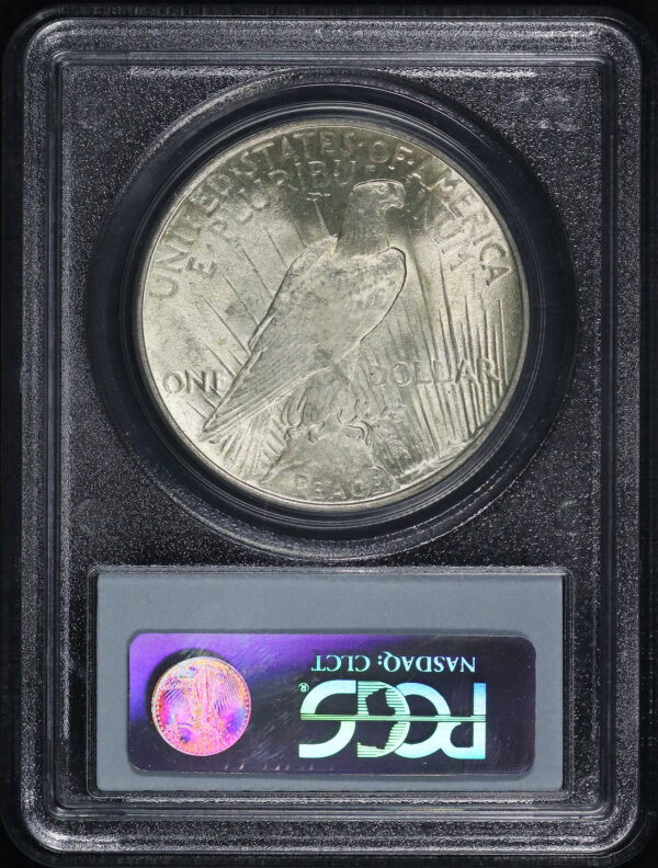 Reverse of this 1922 Peace Dollar PCGS MS-63