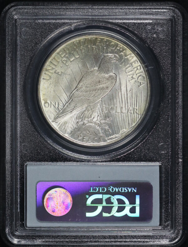 Reverse of this 1922 Peace Dollar PCGS MS-63