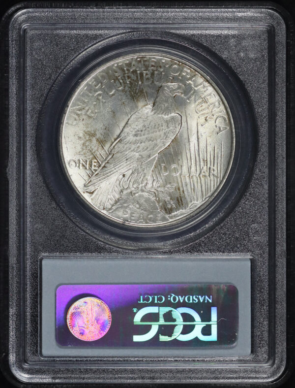 Reverse of this 1922 Peace Dollar PCGS MS-63