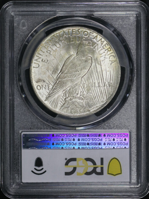 Reverse of this 1922 Peace Dollar PCGS MS-63
