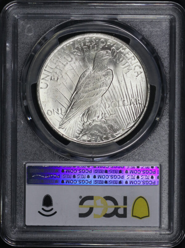Reverse of this 1922 Peace Dollar PCGS MS-63