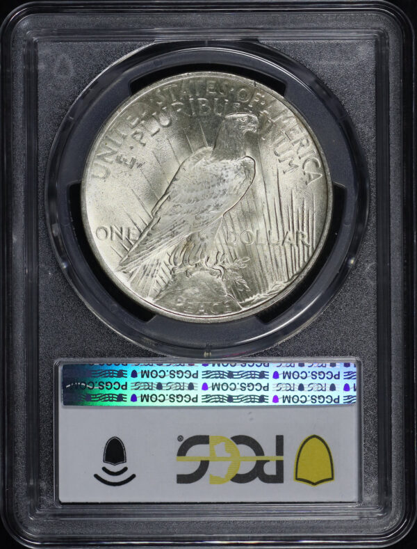 Reverse of this 1922 Peace Dollar PCGS MS-64