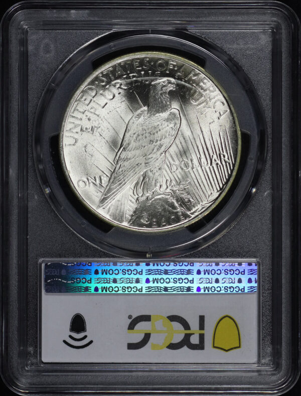 Reverse of this 1922 Peace Dollar PCGS MS-64