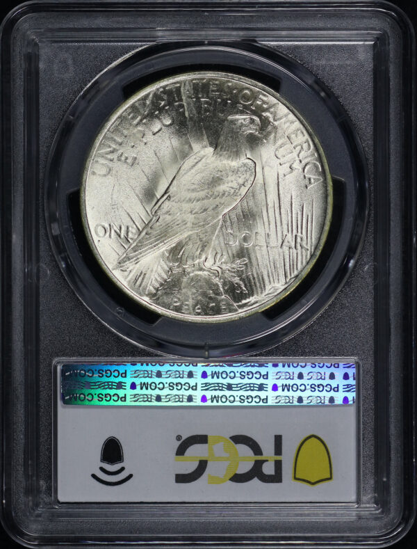 Reverse of this 1922 Peace Dollar PCGS MS-64