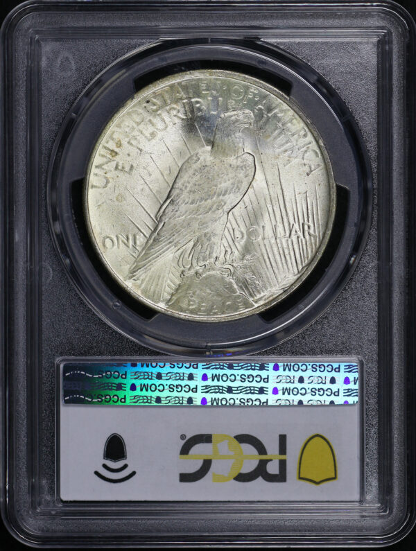 Reverse of this 1922 Peace Dollar PCGS MS-64