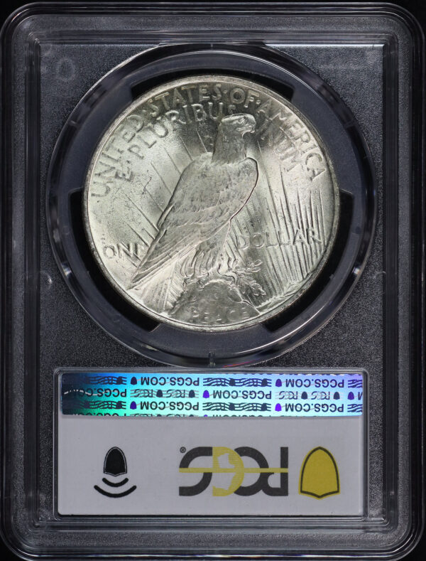 Reverse of this 1922 Peace Dollar PCGS MS-64