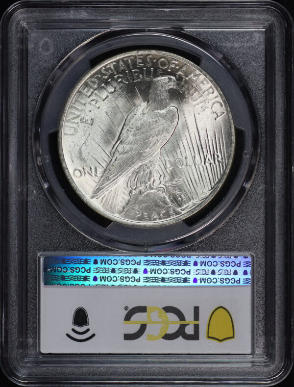 Reverse of this 1922 Peace Dollar PCGS MS-64