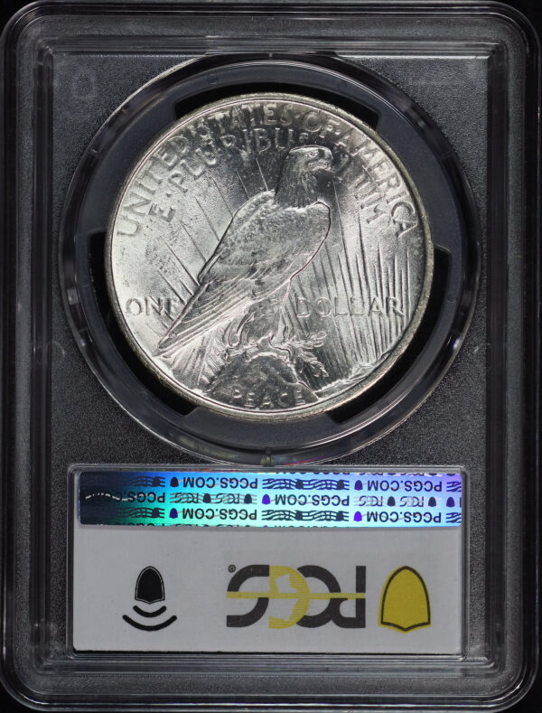Reverse of this 1922 Peace Dollar PCGS MS-64