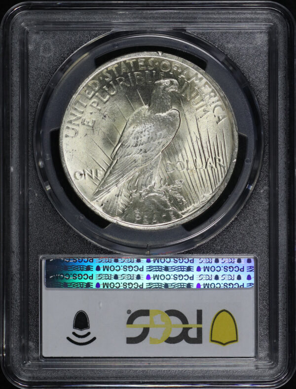 Reverse of this 1922 Peace Dollar PCGS MS-64