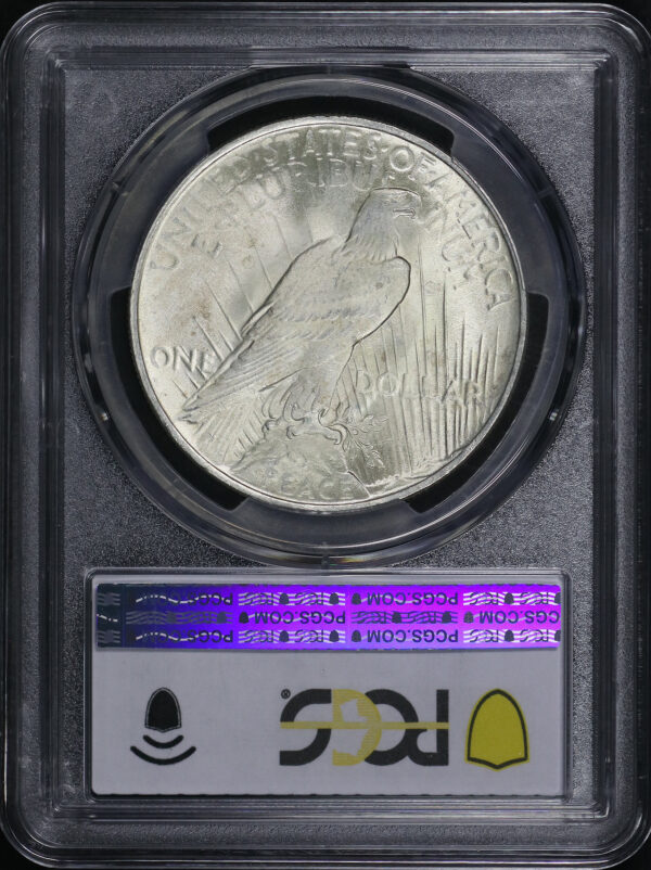Reverse of this 1922 Peace Dollar PCGS MS-64