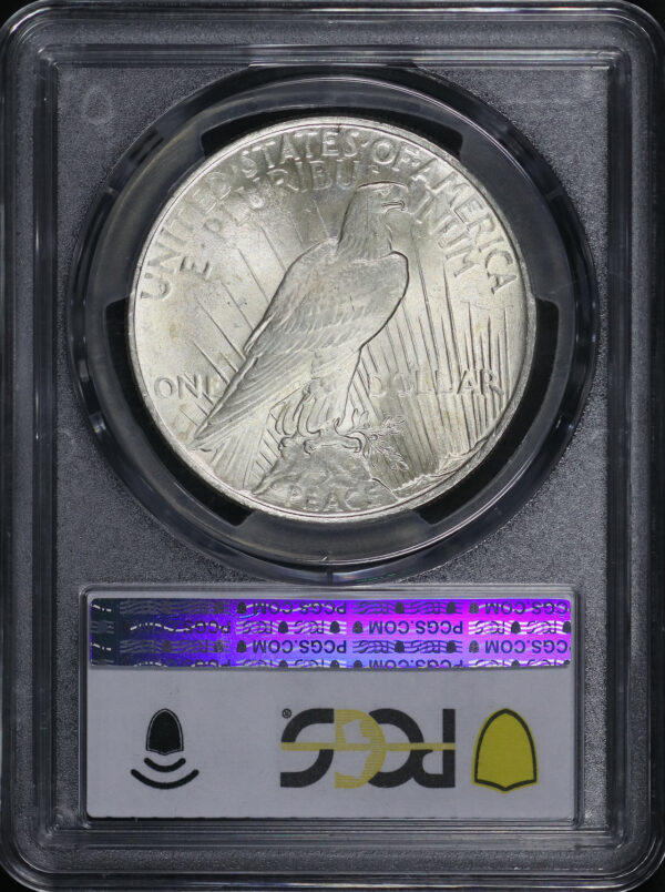 Reverse of this 1922 Peace Dollar PCGS MS-64