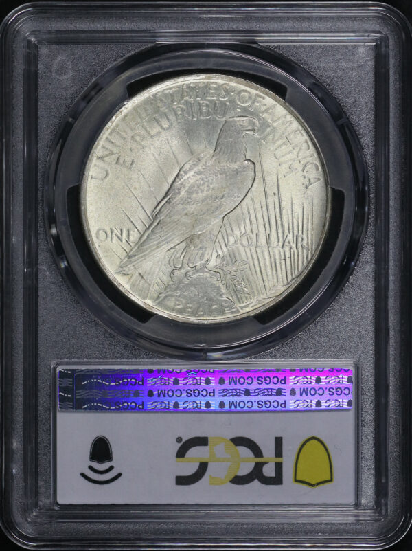 Reverse of this 1922 Peace Dollar PCGS MS-64