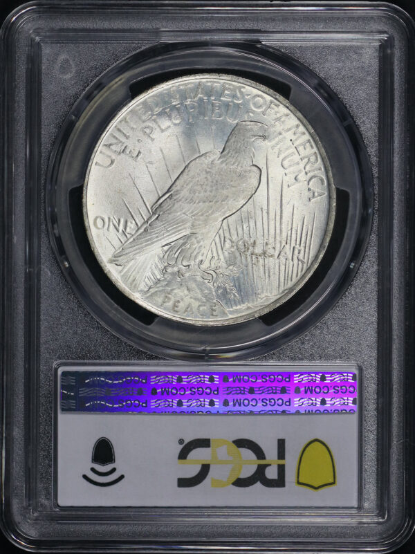 Reverse of this 1922 Peace Dollar PCGS MS-64