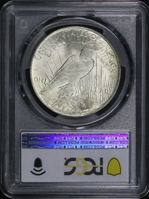 Reverse of this 1922 Peace Dollar PCGS MS-64