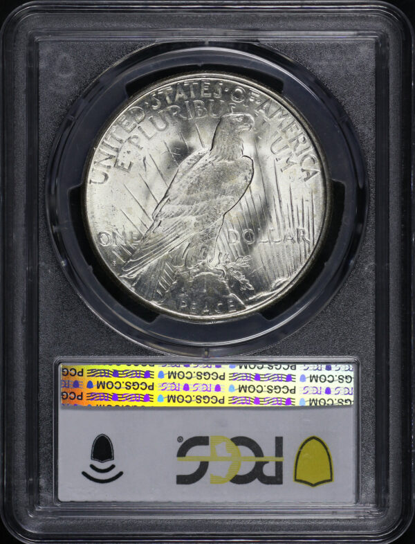 Reverse of this 1922-S Peace Dollar PCGS MS-62