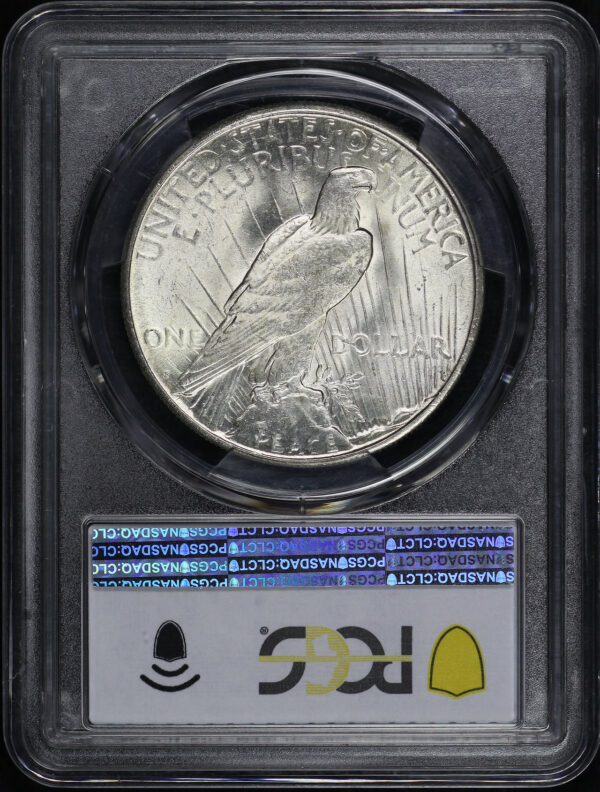 Reverse of this 1922-S Peace Dollar PCGS MS-64