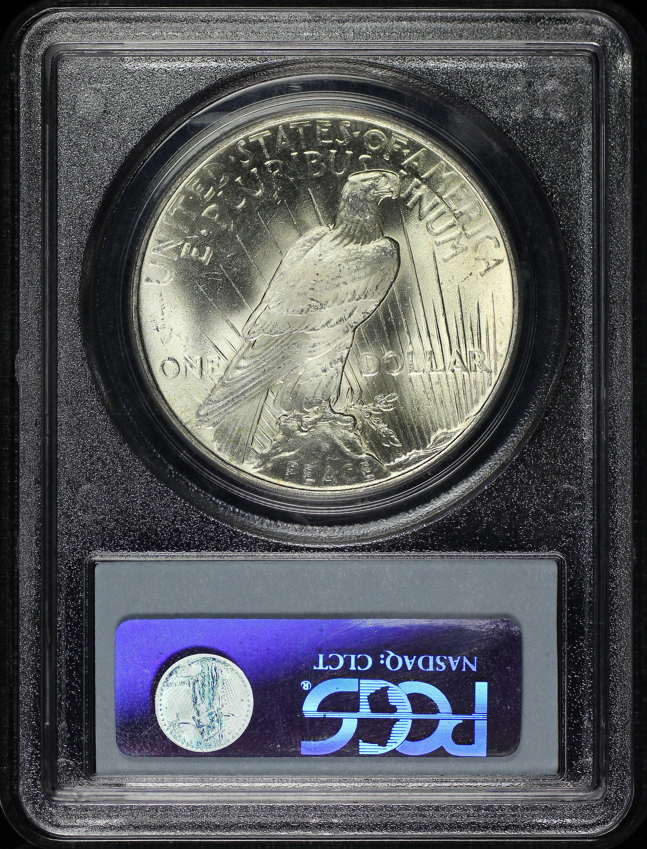 Reverse of this 1923 Peace Dollar PCGS MS-63