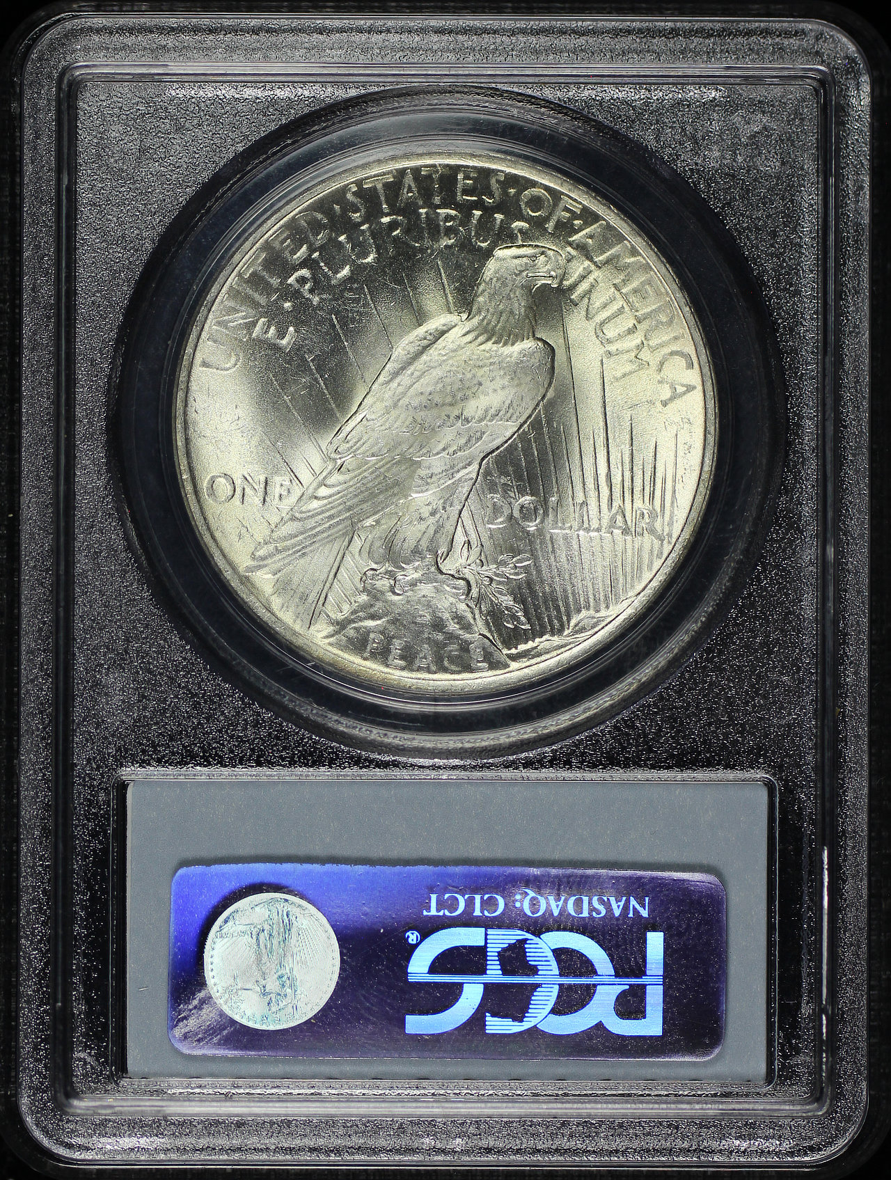 Reverse of this 1923 Peace Dollar PCGS MS-63