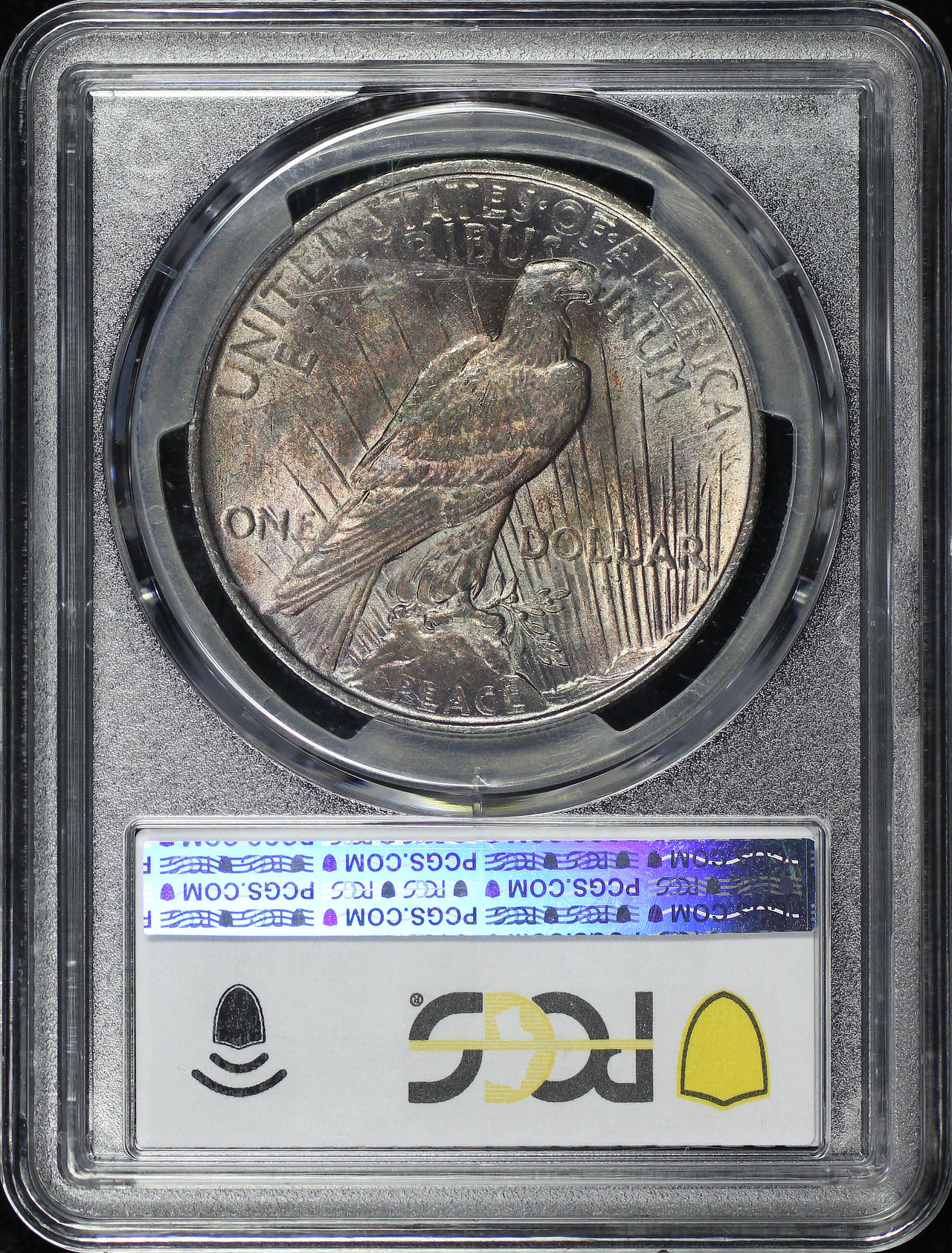Reverse of this 1923 Peace Dollar PCGS MS-63