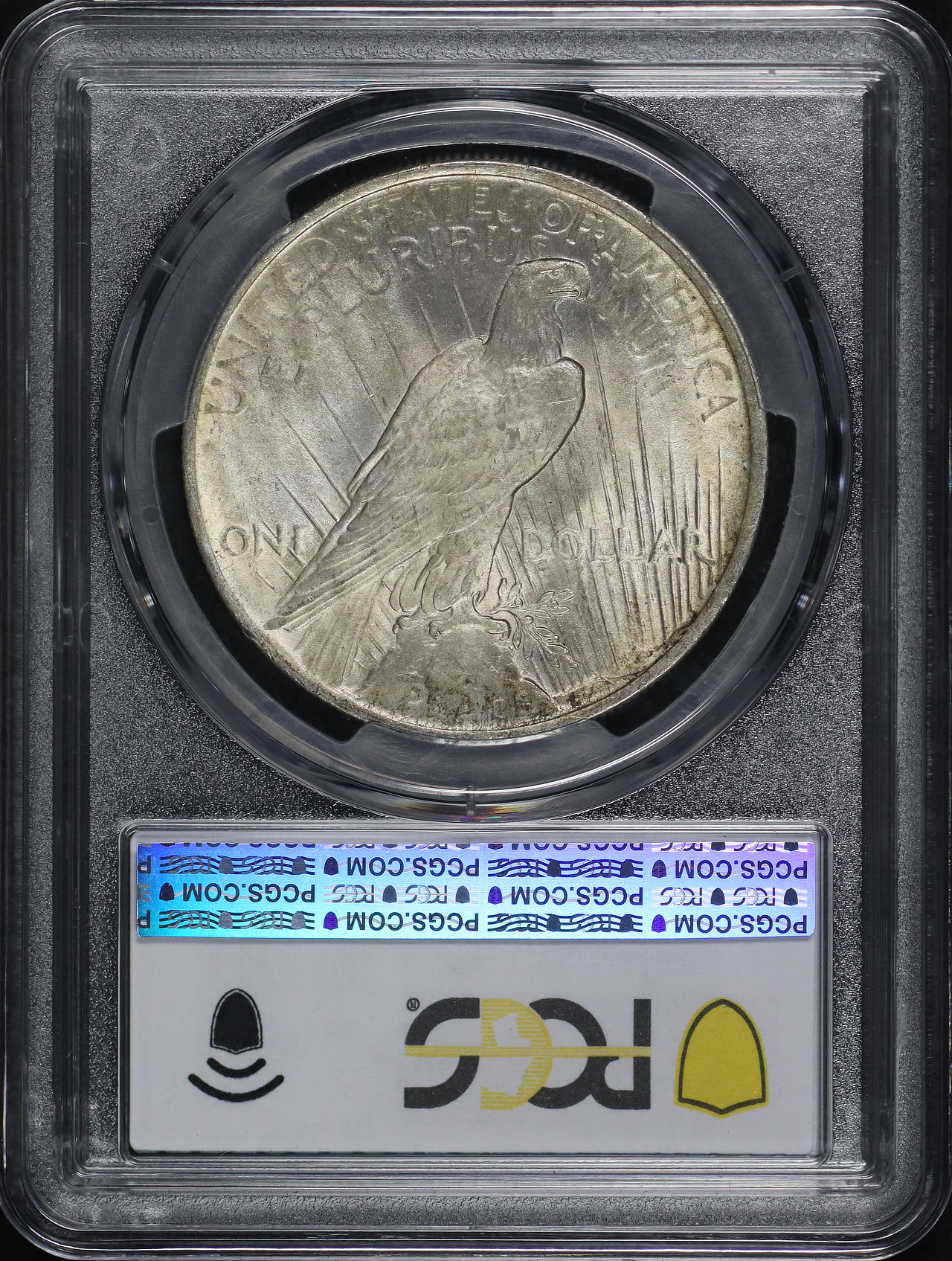 Reverse of this 1923 Peace Dollar PCGS MS-63