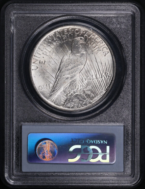 Reverse of this 1923 Peace Dollar PCGS MS-63