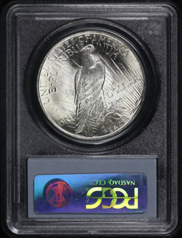 Reverse of this 1923 Peace Dollar PCGS MS-64