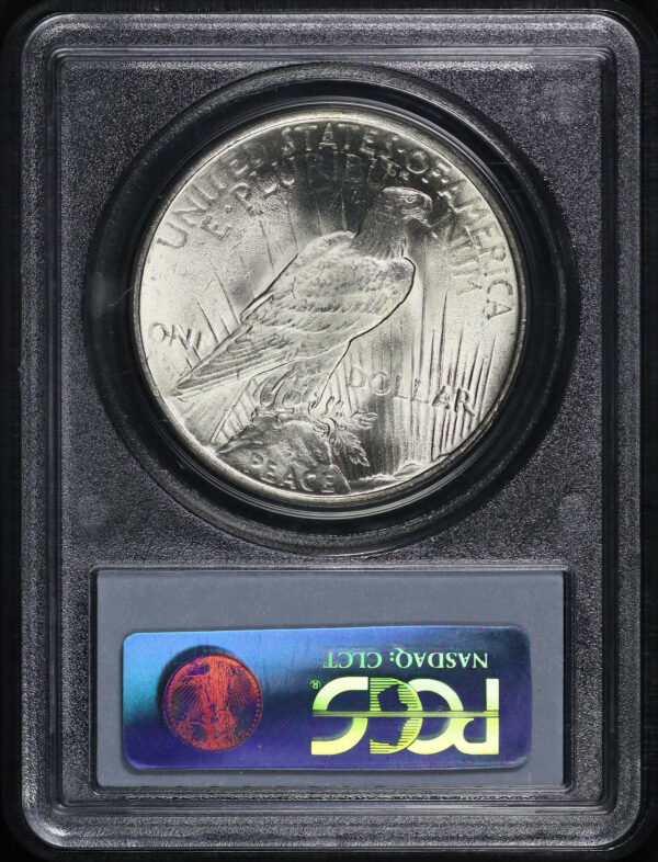 Reverse of this 1923 Peace Dollar PCGS MS-64
