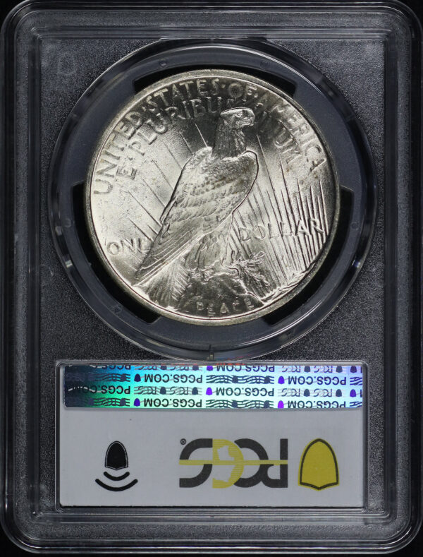 Reverse of this 1923 Peace Dollar PCGS MS-64