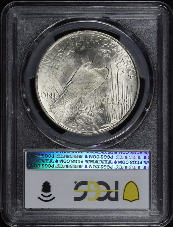 Reverse of this 1923 Peace Dollar PCGS MS-64