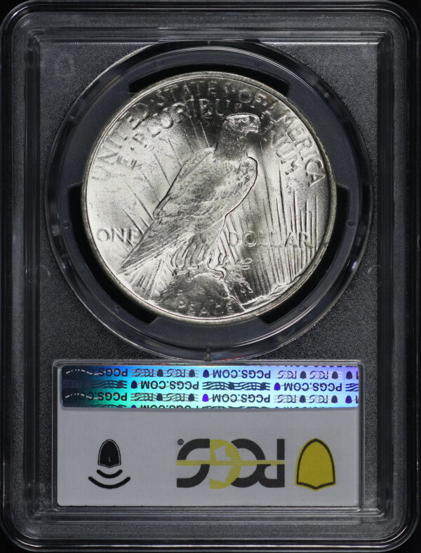 Reverse of this 1923 Peace Dollar PCGS MS-64