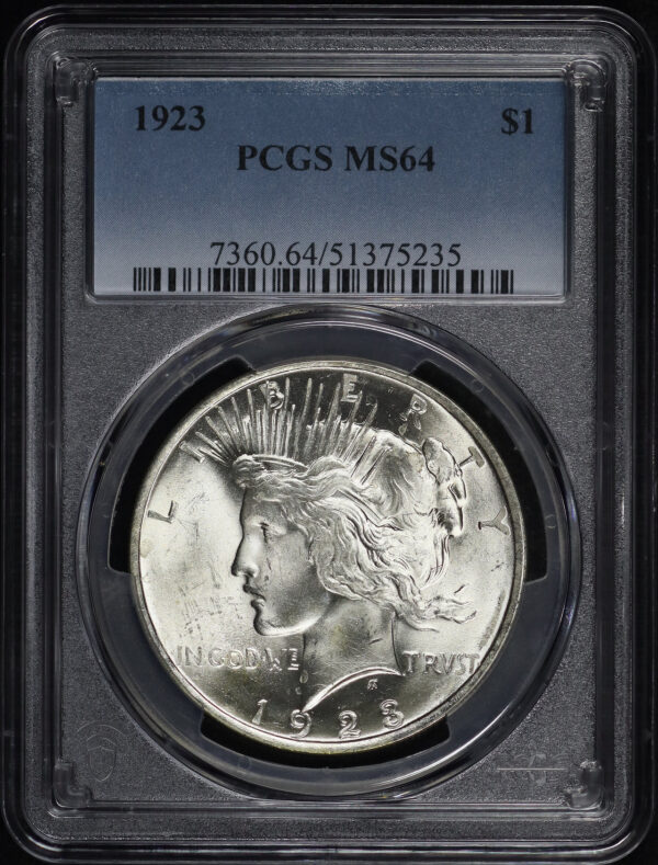 Obverse of this 1923 Peace Dollar PCGS MS-64