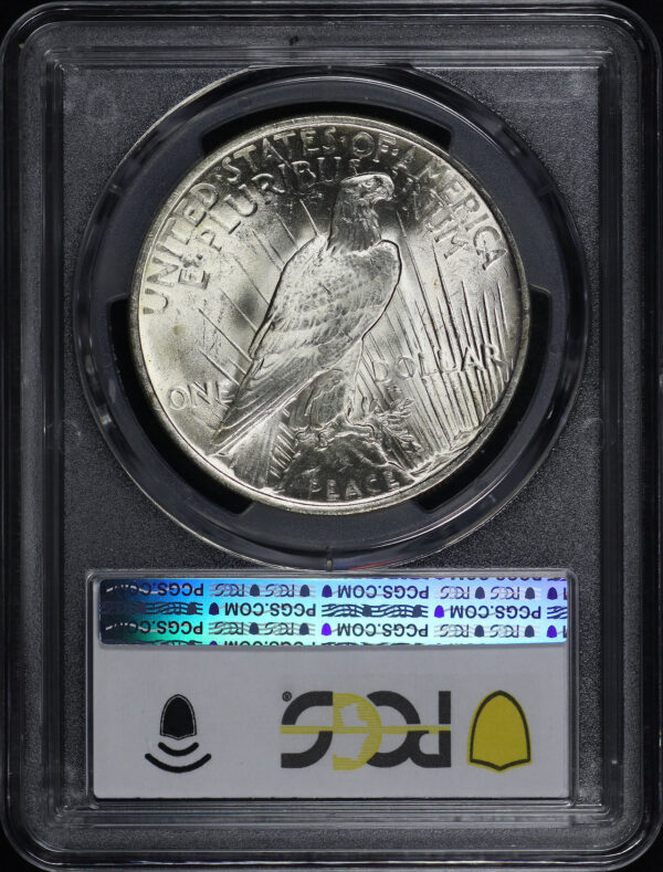 Reverse of this 1923 Peace Dollar PCGS MS-64