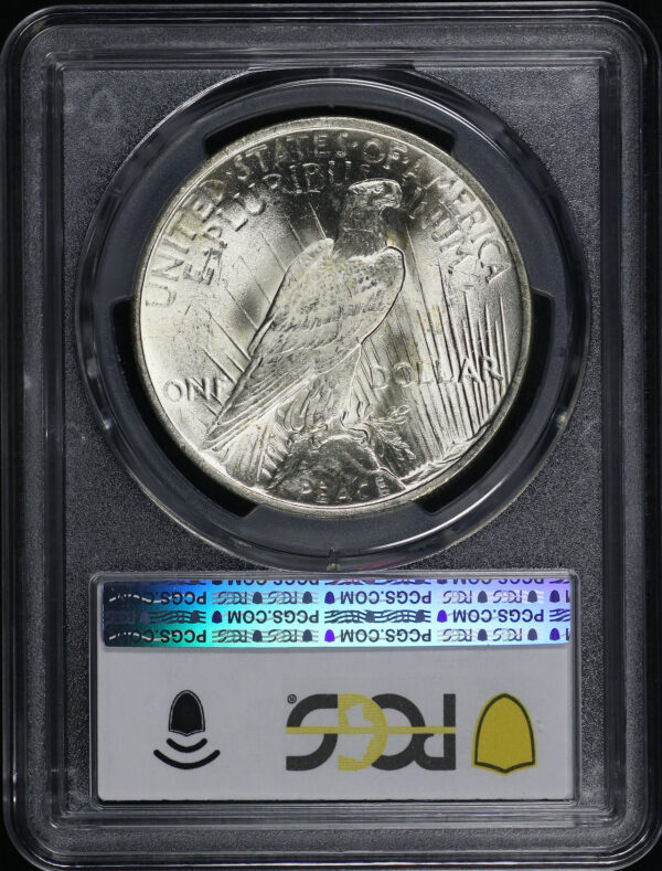 Reverse of this 1923 Peace Dollar PCGS MS-64