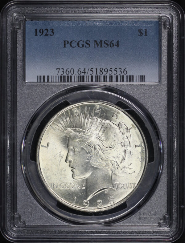 Obverse of this 1923 Peace Dollar PCGS MS-64