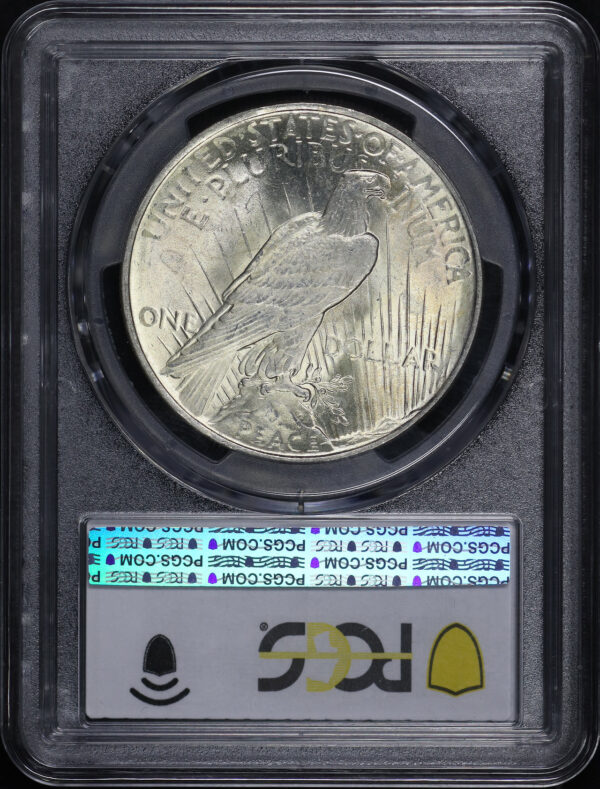 Reverse of this 1923 Peace Dollar PCGS MS-64