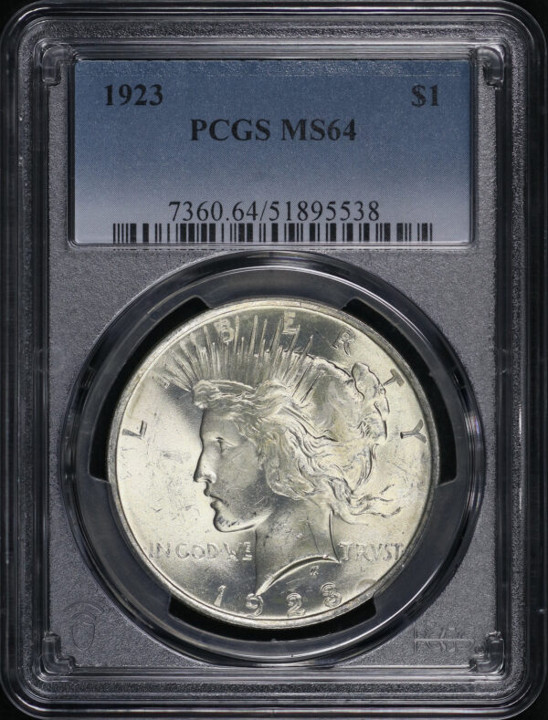 Obverse of this 1923 Peace Dollar PCGS MS-64