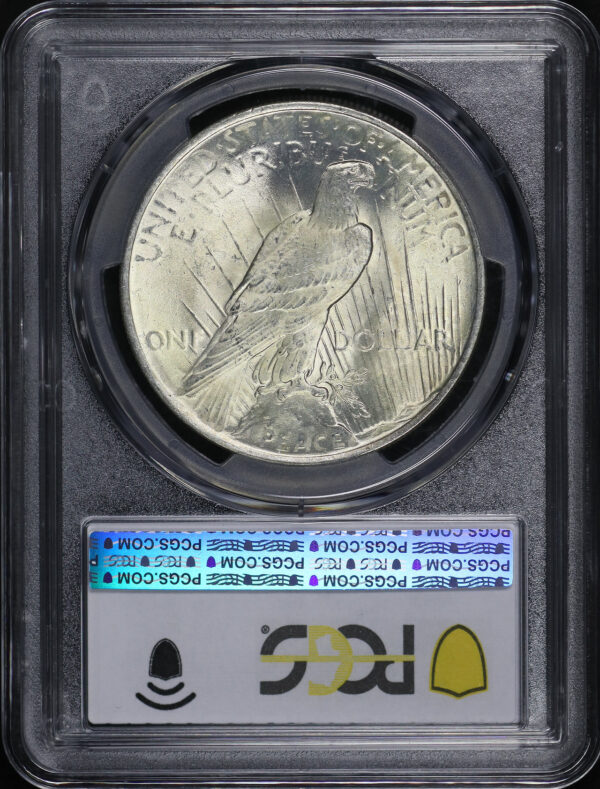 Reverse of this 1923 Peace Dollar PCGS MS-64