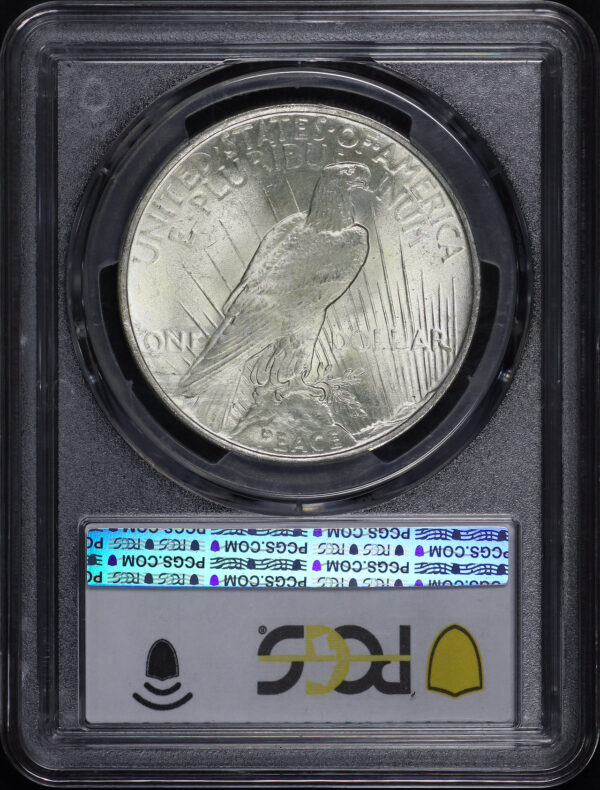 Reverse of this 1923 Peace Dollar PCGS MS-64