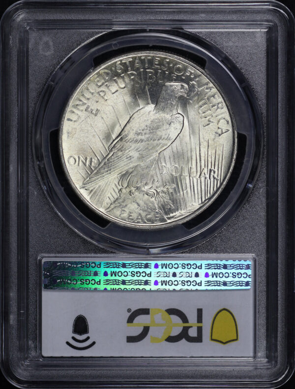 Reverse of this 1923 Peace Dollar PCGS MS-64