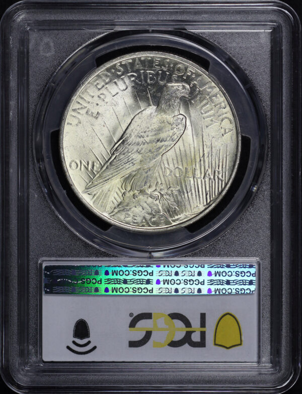 Reverse of this 1923 Peace Dollar PCGS MS-64