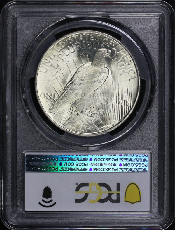 Reverse of this 1923 Peace Dollar PCGS MS-64