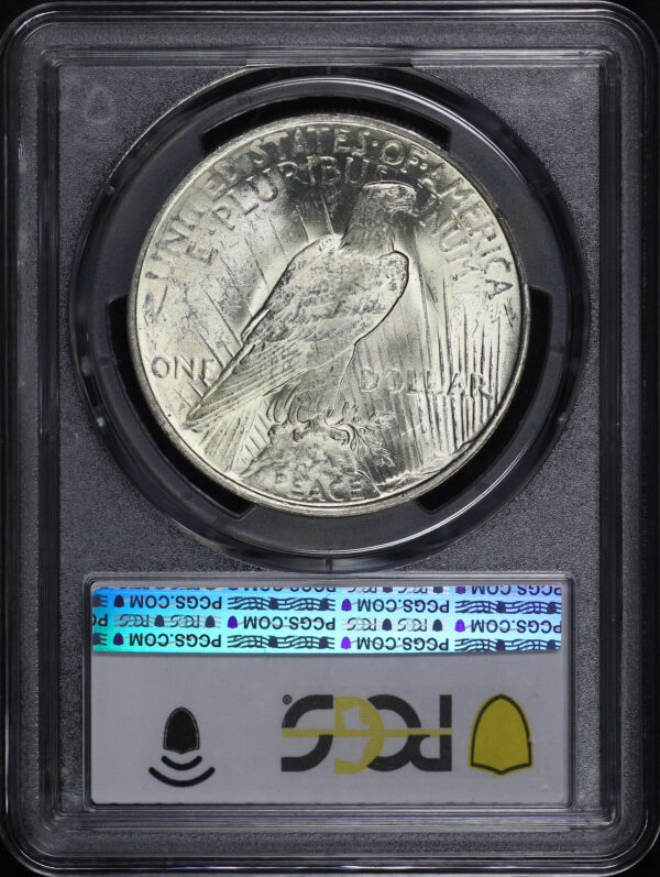 Reverse of this 1923 Peace Dollar PCGS MS-64