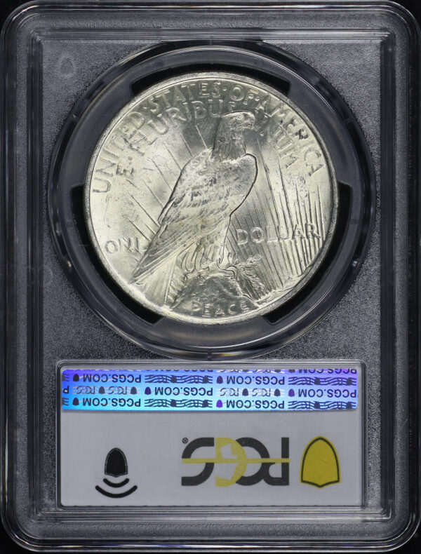 Reverse of this 1923 Peace Dollar PCGS MS-64