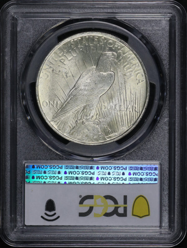 Reverse of this 1923 Peace Dollar PCGS MS-64
