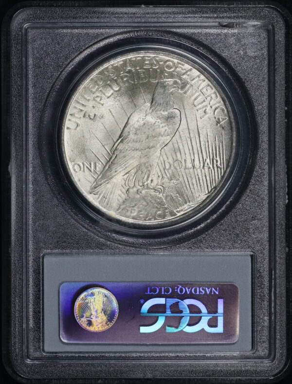 Reverse of this 1923 Peace Dollar PCGS MS-64
