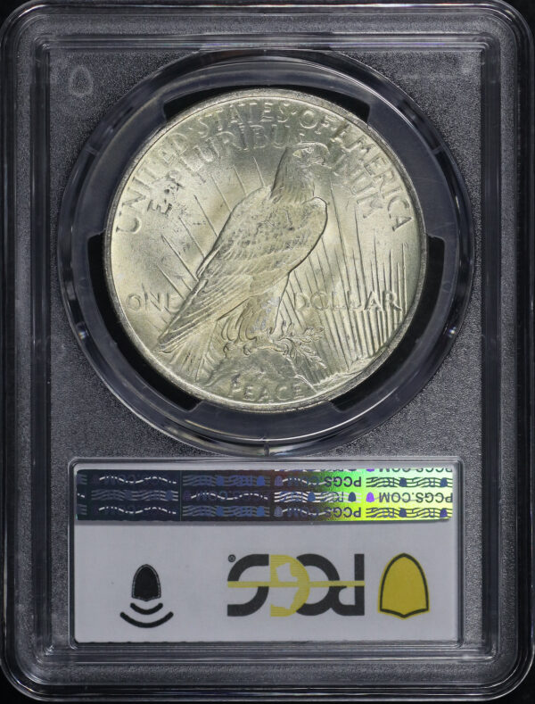 Reverse of this 1923 Peace Dollar PCGS MS-65