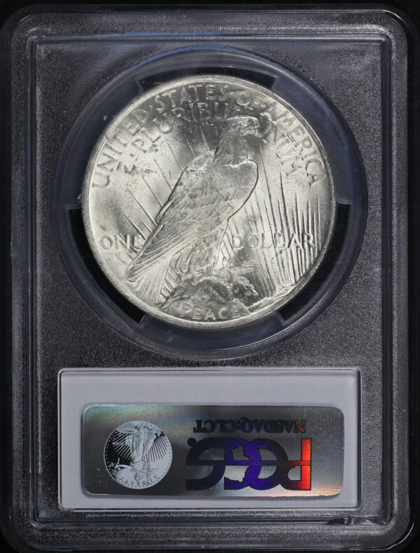 Reverse of this 1924 Peace Dollar PCGS MS-63