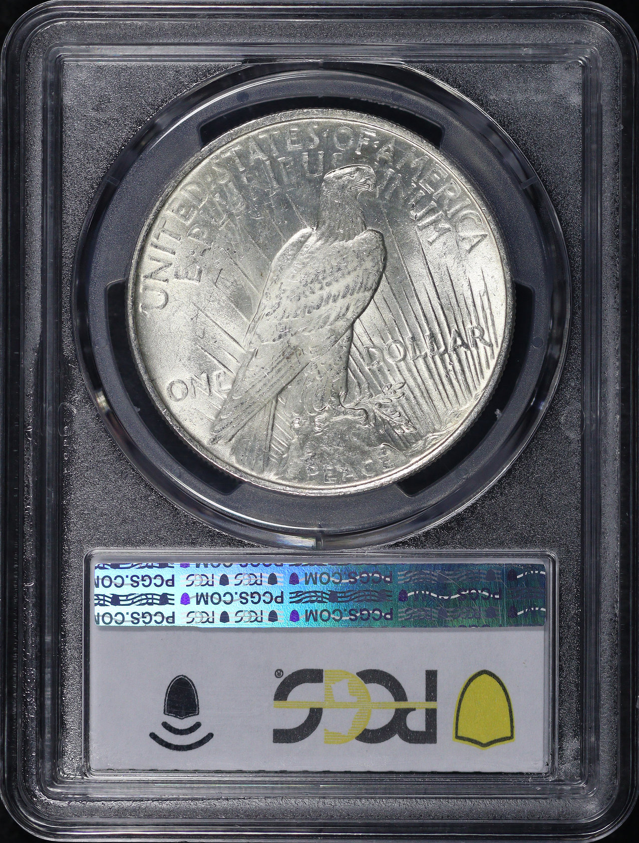 Reverse of this 1924 Peace Dollar PCGS MS-63