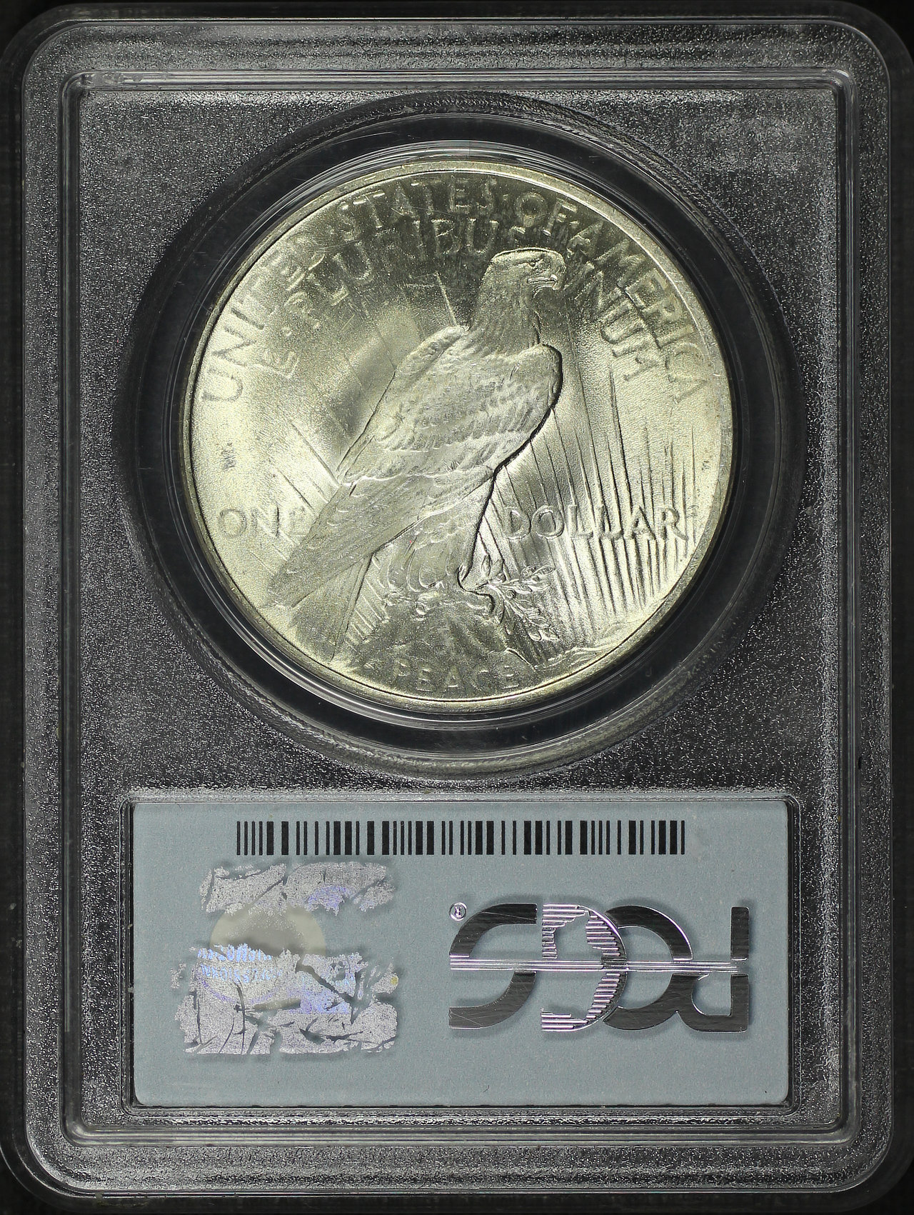 Reverse of this 1924 Peace Dollar PCGS MS-64